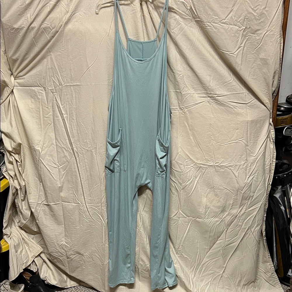 Light Blue Sleeveless Jumpsuit